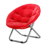 Maxbell Camping Folding Chair Moon Chair Compact for Picnic Outdoor Backpacking red