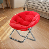 Maxbell Camping Folding Chair Moon Chair Compact for Picnic Outdoor Backpacking red