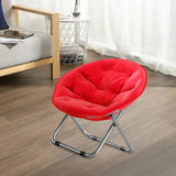 Maxbell Camping Folding Chair Moon Chair Compact for Picnic Outdoor Backpacking red