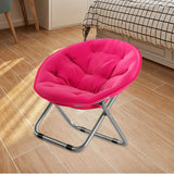Maxbell Camping Folding Chair Moon Chair Compact for Picnic Outdoor Backpacking rose red