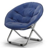 Maxbell Camping Folding Chair Moon Chair Compact for Picnic Outdoor Backpacking dark blue