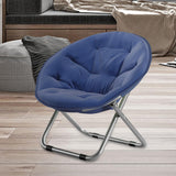 Maxbell Camping Folding Chair Moon Chair Compact for Picnic Outdoor Backpacking dark blue