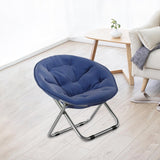 Maxbell Camping Folding Chair Moon Chair Compact for Picnic Outdoor Backpacking dark blue