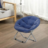 Maxbell Camping Folding Chair Moon Chair Compact for Picnic Outdoor Backpacking dark blue