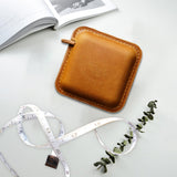 Maxbell Soft Retractable Measuring Tapes PU Leather Handmade Accurate for Nursing Brown