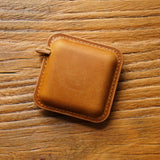 Maxbell Soft Retractable Measuring Tapes PU Leather Handmade Accurate for Nursing Brown