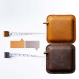 Maxbell Soft Retractable Measuring Tapes PU Leather Handmade Accurate for Nursing Yellow