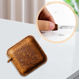 Maxbell Soft Retractable Measuring Tapes PU Leather Handmade Accurate for Nursing Yellow