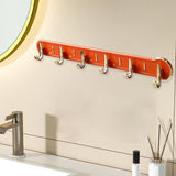 Maxbell Key Holder Home Decor Clothes Hanger Wall Mounted for Hat Orange