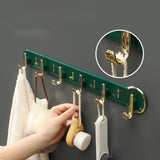 Maxbell Key Holder Home Decor Clothes Hanger Wall Mounted for Hat Green