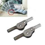 Maxbell 2x Sofa Hinge 180 degrees 5 Level Steps Hardware Accessory for Beach Chairs