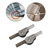 Maxbell 2x Sofa Hinge 180 degrees 5 Level Steps Hardware Accessory for Beach Chairs