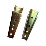 Maxbell 2 Pieces 12cm Furniture Bed Buckle Insert Connector Hinge Sofa Fixing Bolt