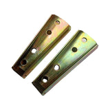 Maxbell 2 Pieces 12cm Furniture Bed Buckle Insert Connector Hinge Sofa Fixing Bolt
