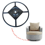 Maxbell 24inch Furniture Couch Sofa Rings Base Circle 360 Turntable Free Rotation