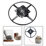 Maxbell 24inch Furniture Couch Sofa Rings Base Circle 360 Turntable Free Rotation