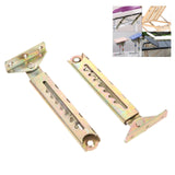 Maxbell 2Pcs Sofa Lifting Hinge Angle Adjustment Hinge Ratchet for Drawing Board 7 Gears