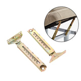 Maxbell 2Pcs Sofa Lifting Hinge Angle Adjustment Hinge Ratchet for Drawing Board 7 Gears