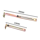 Maxbell 2Pcs Sofa Lifting Hinge Angle Adjustment Hinge Ratchet for Drawing Board 10 Gear