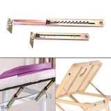 Maxbell 2Pcs Sofa Lifting Hinge Angle Adjustment Hinge Ratchet for Drawing Board 10 Gear