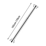 Maxbell Clothing Hanger Telescopic Rod Support Rod Closet Rod for Bedroom Bathroom 170cm