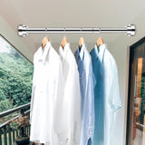 Maxbell Clothing Hanger Telescopic Rod Support Rod Closet Rod for Bedroom Bathroom 170cm