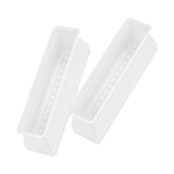Maxbell 4x Chair Feet Pad Mute Home Decor Rectangular for Sofa Accessory White