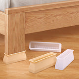 Maxbell 4x Chair Feet Pad Mute Home Decor Rectangular for Sofa Accessory White