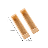 Maxbell 4x Chair Feet Pad Mute Home Decor Rectangular for Sofa Accessory Yellow