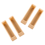 Maxbell 4x Chair Feet Pad Mute Home Decor Rectangular for Sofa Accessory Yellow