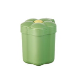 Maxbell Cute Desktop Trash Can Removable Container Fashion for Office Home Bathroom Green