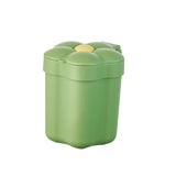 Maxbell Cute Desktop Trash Can Removable Container Fashion for Office Home Bathroom Green