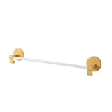 Maxbell Wall Mounted Towel Bar Bathroom Hardware Hanger for Kitchen Cabinet Cafe Yellow