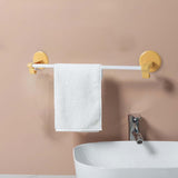 Maxbell Wall Mounted Towel Bar Bathroom Hardware Hanger for Kitchen Cabinet Cafe Yellow