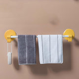 Maxbell Wall Mounted Towel Bar Bathroom Hardware Hanger for Kitchen Cabinet Cafe Yellow