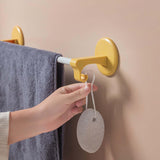 Maxbell Wall Mounted Towel Bar Bathroom Hardware Hanger for Kitchen Cabinet Cafe Yellow