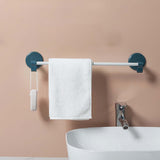 Maxbell Wall Mounted Towel Bar Bathroom Hardware Hanger for Kitchen Cabinet Cafe Blue