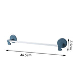 Maxbell Wall Mounted Towel Bar Bathroom Hardware Hanger for Kitchen Cabinet Cafe Blue