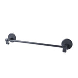 Maxbell Wall Mounted Towel Bar Bathroom Hardware Hanger for Kitchen Cabinet Cafe Black