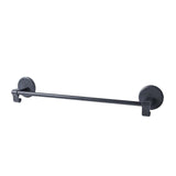 Maxbell Wall Mounted Towel Bar Bathroom Hardware Hanger for Kitchen Cabinet Cafe Black