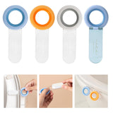 Maxbell Toilet Seat Lifter Toilet Seat Cover Lifter Convenient Fashion for Accessory White with gray