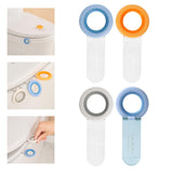 Maxbell Toilet Seat Lifter Toilet Seat Cover Lifter Convenient Fashion for Accessory White with gray