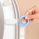 Maxbell Toilet Seat Lifter Toilet Seat Cover Lifter Convenient Fashion for Accessory White with gray