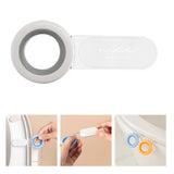 Maxbell Toilet Seat Lifter Toilet Seat Cover Lifter Convenient Fashion for Accessory White with gray