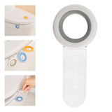Maxbell Toilet Seat Lifter Toilet Seat Cover Lifter Convenient Fashion for Accessory White with gray