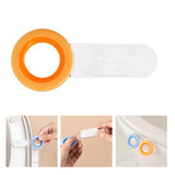 Maxbell Toilet Seat Lifter Toilet Seat Cover Lifter Convenient Fashion for Accessory Orange