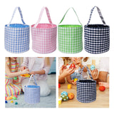 Maxbell Easter Bag Handbag Kids Eggs Hunting Bucket Reusable for Kids Eggs Daily Use Blue