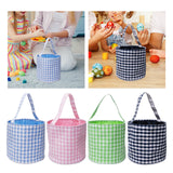 Maxbell Easter Bag Handbag Kids Eggs Hunting Bucket Reusable for Kids Eggs Daily Use Blue