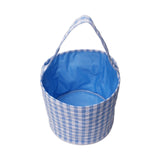 Maxbell Easter Bag Handbag Kids Eggs Hunting Bucket Reusable for Kids Eggs Daily Use Blue