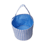 Maxbell Easter Bag Handbag Kids Eggs Hunting Bucket Reusable for Kids Eggs Daily Use Blue